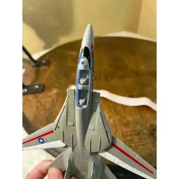Military Aircraft Plane Fighter Jet Diecast  F-14 TOMCAT USS Enterprise NK100 - Picture 4 of 5